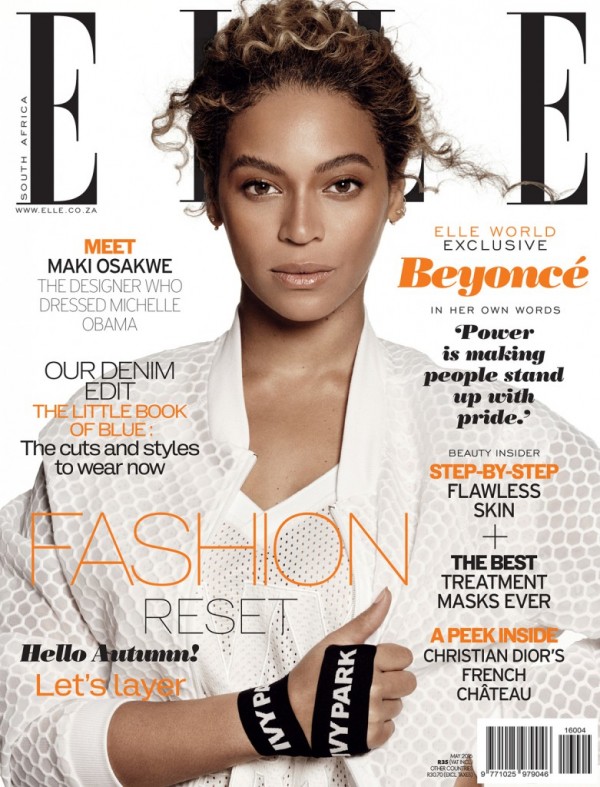 1 Of Beyoncé 25 ELLE Magazine Covers! See Her ELLE South Africa Cover