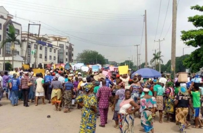 Image result for residents protest in Lagos