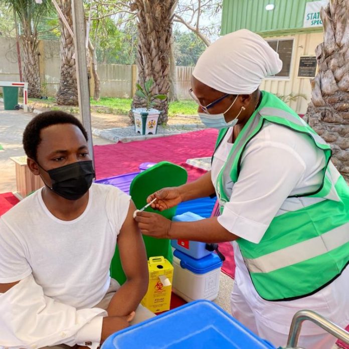 Edo Vaccinates Frontline Worker
