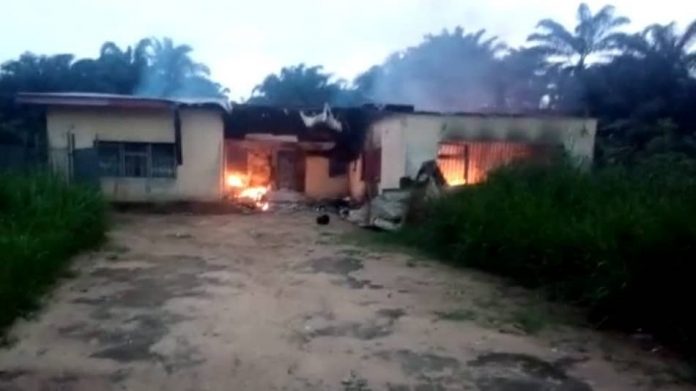 INEC Office Set Ablaze In Akwa Ibom