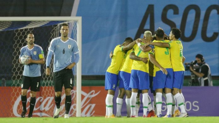 Brazil vs Uruguay 4-1