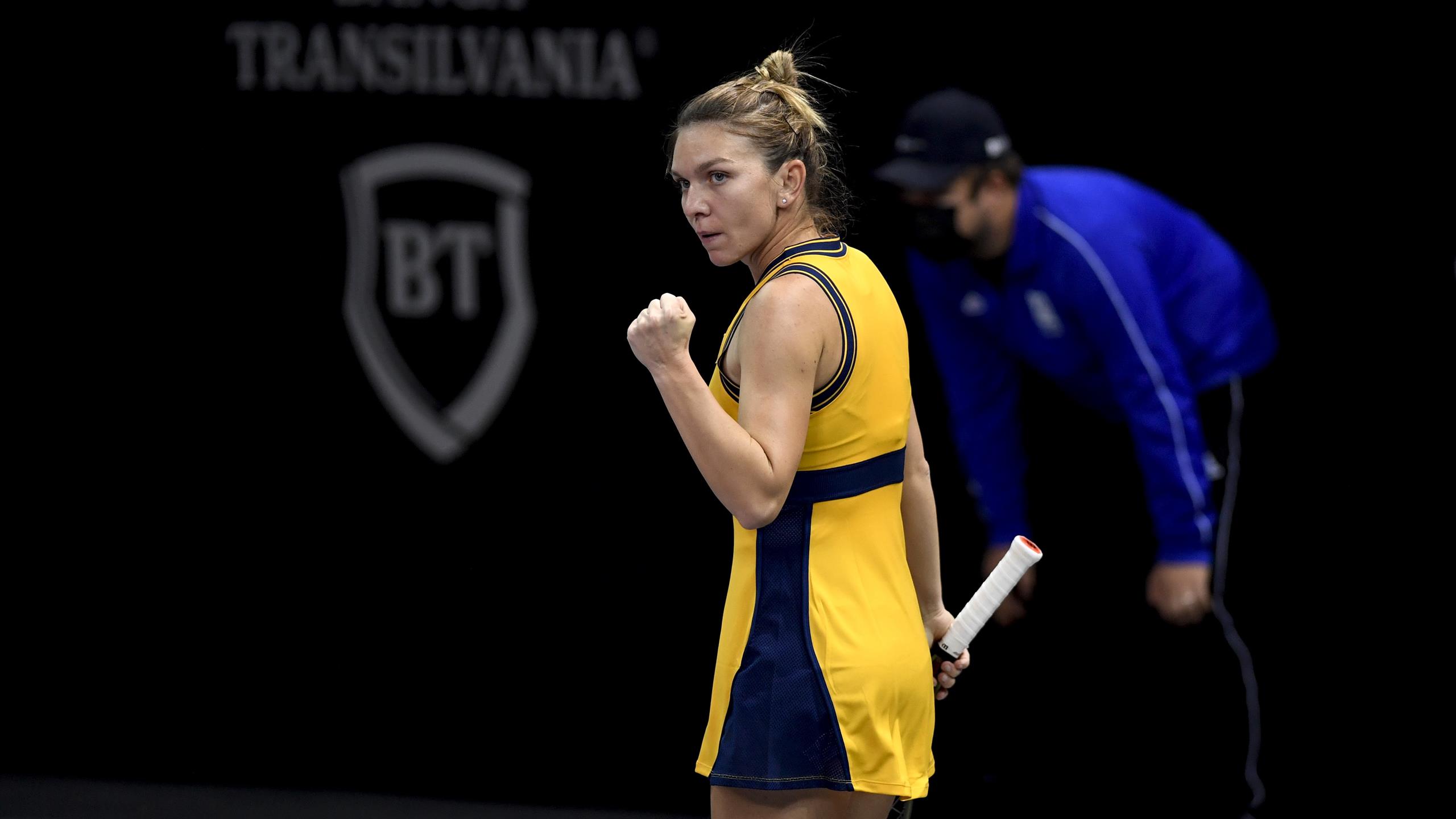 Anett Kontaveit Beats Simona Halep In Straight Sets To Win Transylvania Open