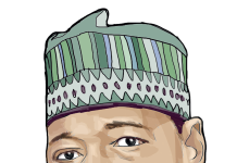 Borno State governor, Babagana ZulumCaricature