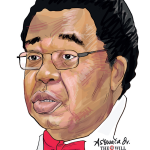 Bolaji Akinyemi caricature