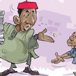 Apprentice and "Oga" caricature