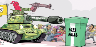 2023 election/ Bandits caricature