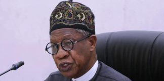 The Minister of Information and Culture, Lai Mohammed