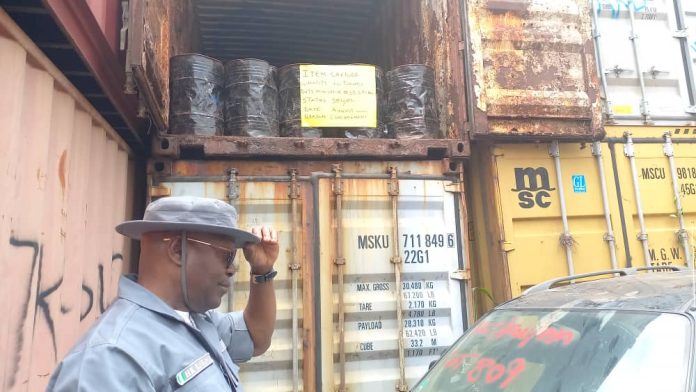 Customs Intercepts Explosive-Making Chemical, Military Wares In Ogun
