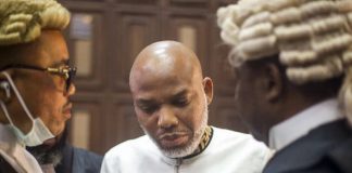 Nnamdi Kanu in court