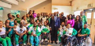 Sports Minister Receives Team Nigeria Powerlifters Winning 10 Gold Medals In World Tourney