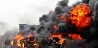 Petrol tanker explosion Lagos Ogun border