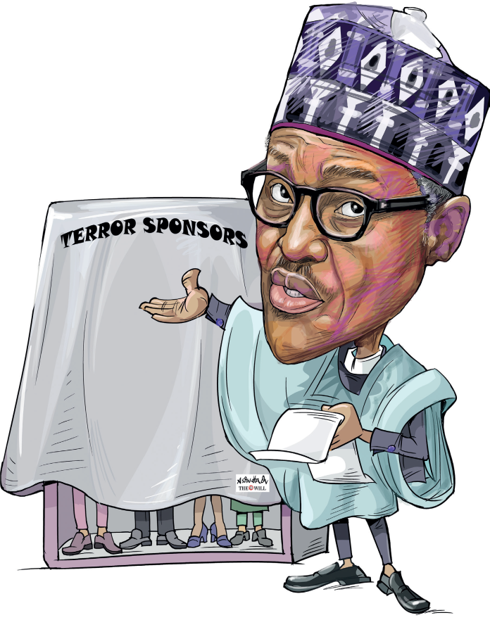 TER0RISM SPONSORS caricature/ Buhari