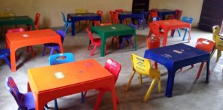 furnished creche Classroom by Mkpat Abasi group, USA