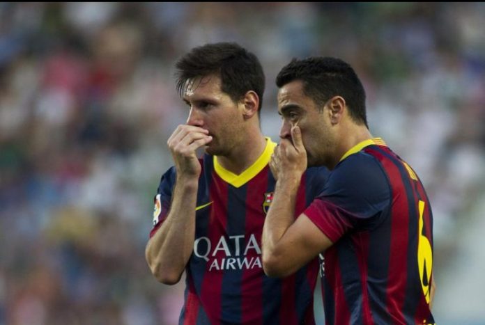 Xavi and Messi